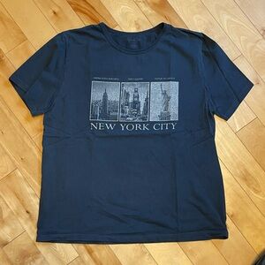 Brandy Melville New York City Tee - Dark Blue